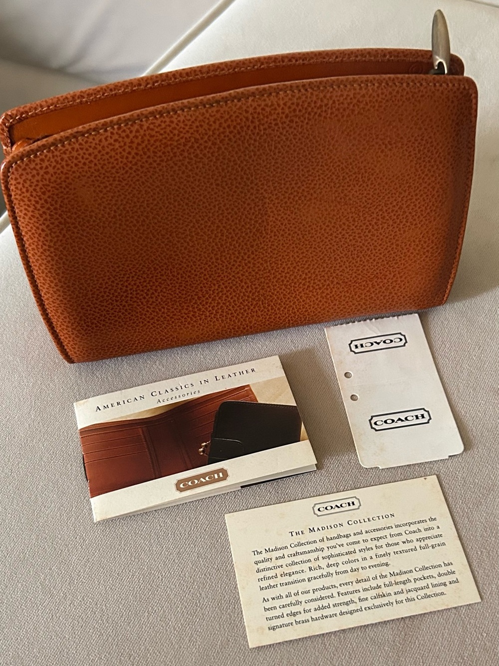 Coach Madison Vintage Made in Italy Pouch Clutch